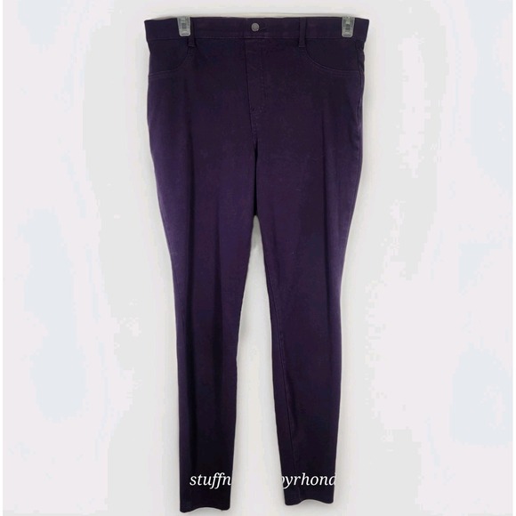 Lot‎ Of 4 Pants~ 3 Time and Tru And 1 Terra & Sky Women's Jeggings Stretch 14-16 - Picture 5 of 6